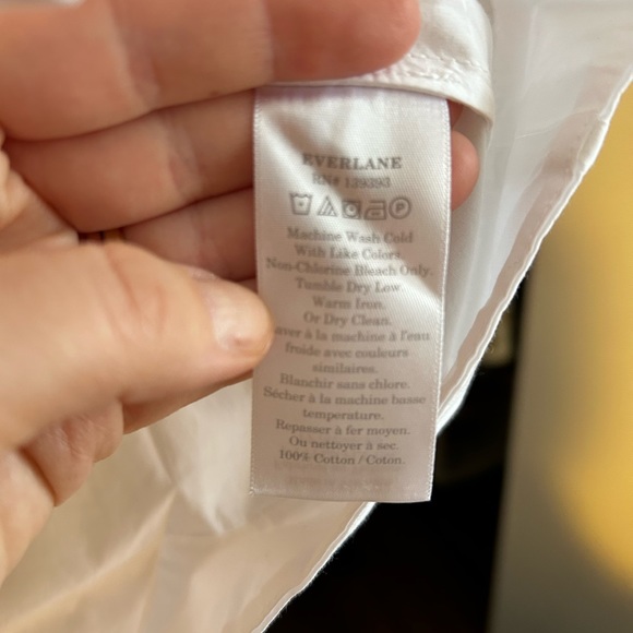 BNWT Everlane Poplin Tunic in white - Picture 7 of 7